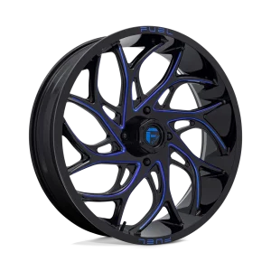 Fuel UTV – D778 RUNNER UTV – Black – 24″x7″ 13mm – Summer Wheels – D7782470A644